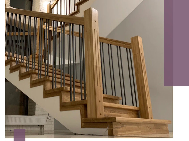 Реставрация деревянных и металлических лестниц в Волхове