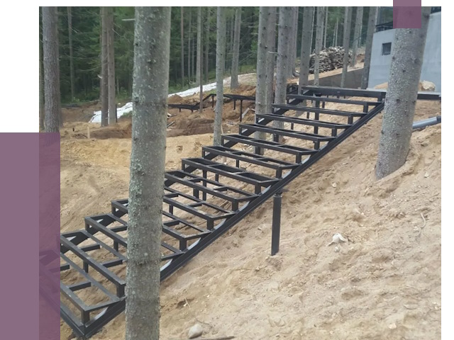 Монтаж металлических лестниц в Волхове от 13870 руб. 