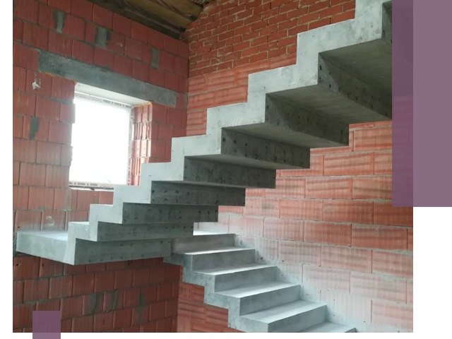 Бетонные лестницы под ключ в Волхове: монтаж, демонтаж, ремонт