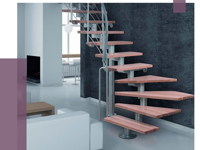 Модульные лестницы в Волхове от 17272 руб. — купить в ПРОЛЁТ-Влх