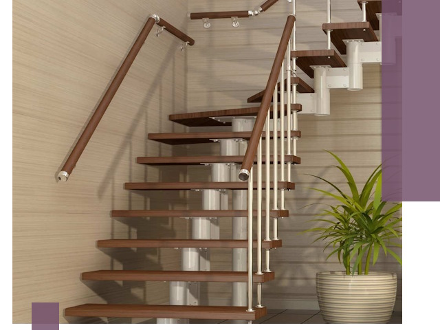 Изготовление модульных лестниц под ключ в Волхове