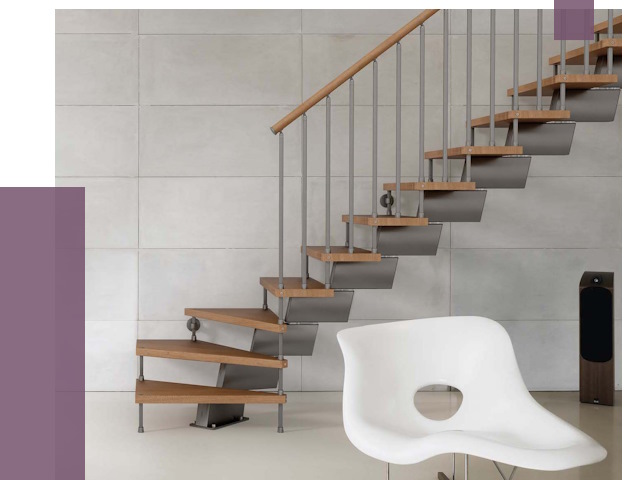 Монтаж модульных лестниц в Волхове от 6490 руб. 