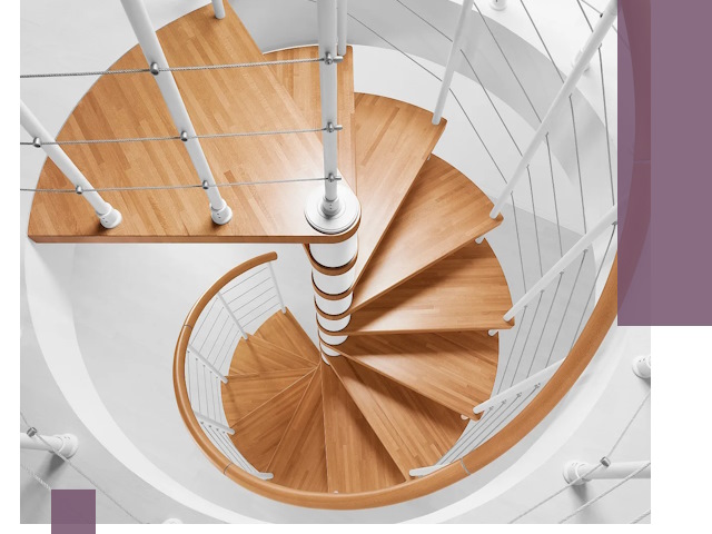 Изготовление винтовых лестниц под ключ в Волхове