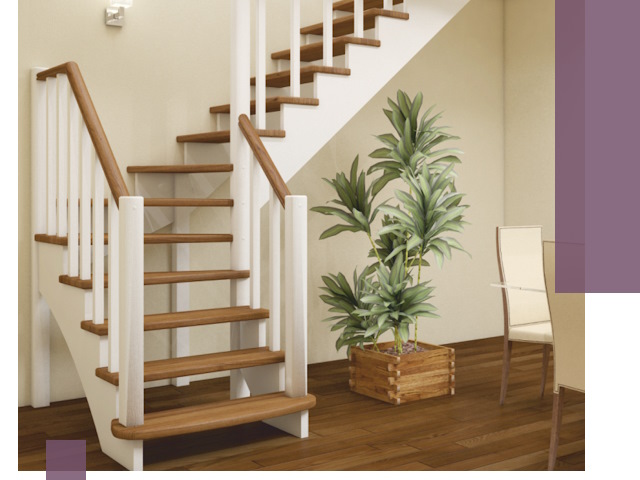 Г-образные лестницы под ключ в Волхове — изготовление и монтаж