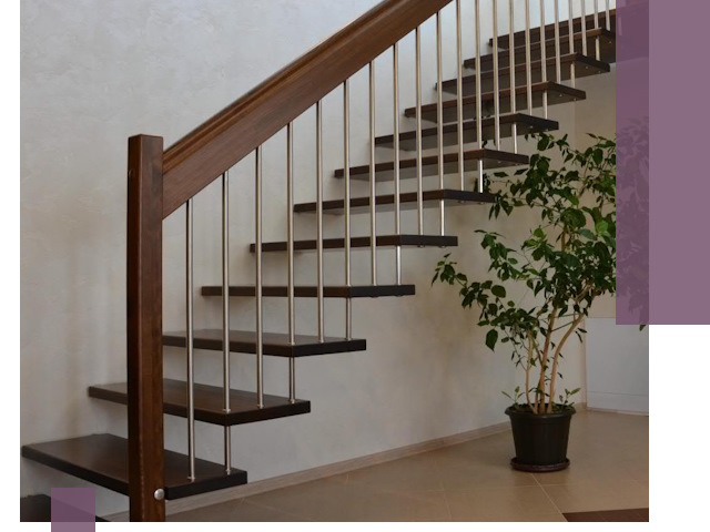 Лестницы на больцах под ключ в Волхове – изготовление и монтаж