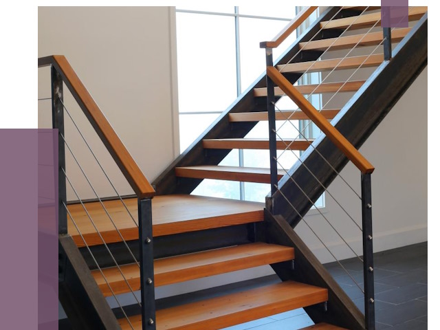 Изготовление лестниц на металлокаркасе в Волхове от 19366 руб. | ПРОЛЁТ-Влх