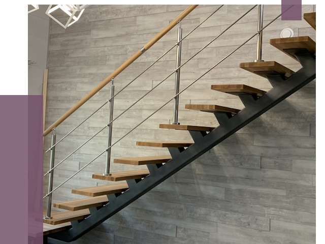 Изготовление лестниц на монокосоуре в Волхове от 77987 руб. 