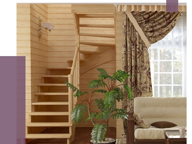 Лестницы для дачи в Волхове от 77725 руб.  | ПРОЛЁТ-Влх