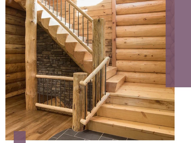 Лестницы в баню под заказ и профессиональный монтаж в Волхове