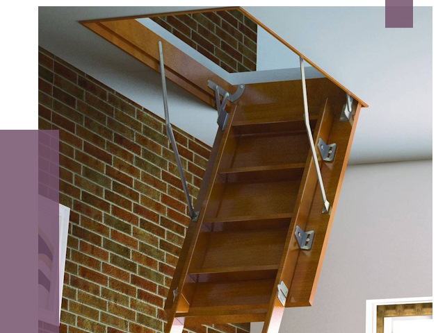 Установка чердачной лестницы в Волхове от 8008 руб. | ПРОЛЁТ-Влх