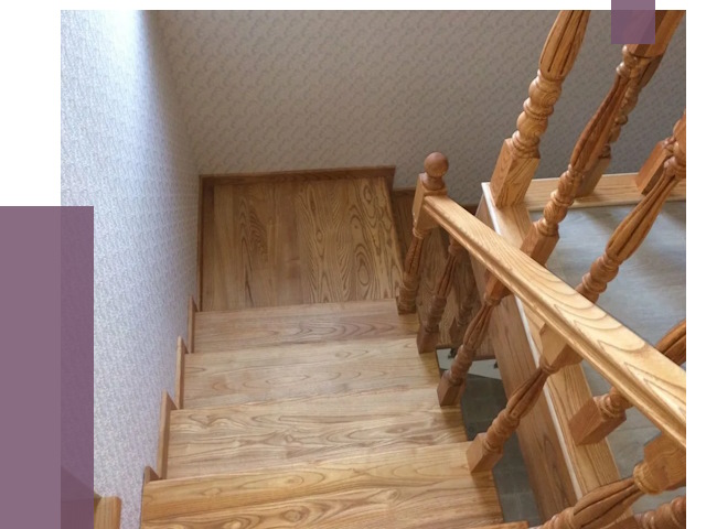 Сосновые лестницы в Волхове под ключ от 8270 руб.  | ПРОЛЁТ-Влх