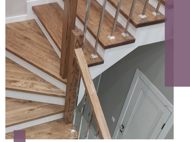 Обшивка металлических лестниц под ключ в Волхове