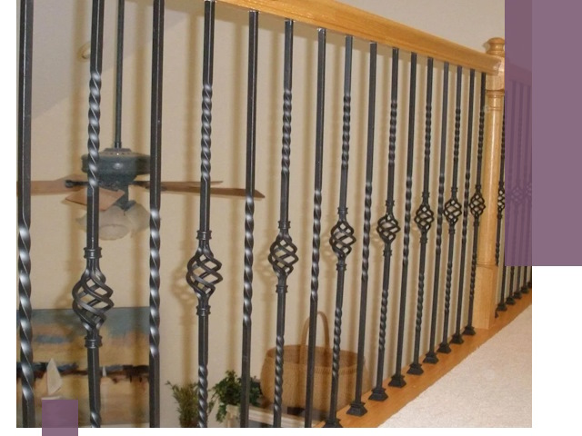 Изготовление и монтаж кованных перил в Волхове под ключ