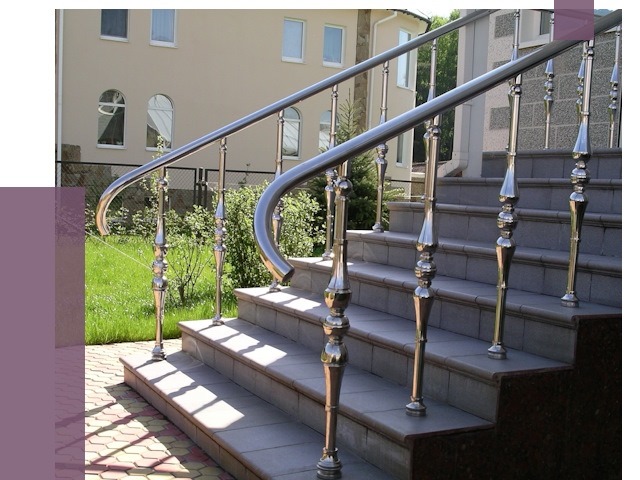 Перила для крыльца в Волхове от 10991 руб. — монтаж ПРОЛЁТ-Влх