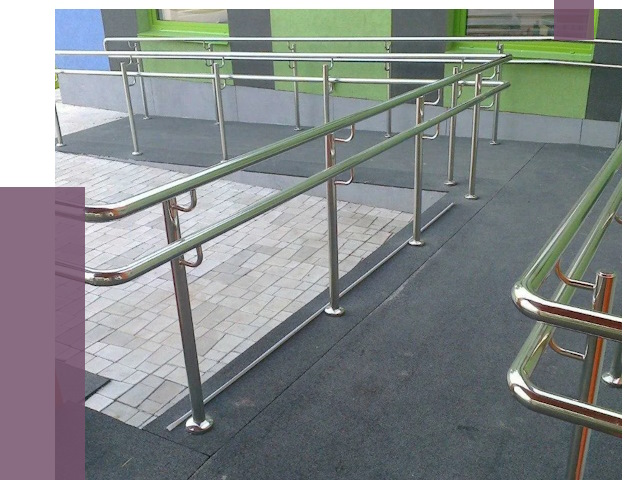 Ограждения пандусов в Волхове от 4449 руб. монтаж | ПРОЛЁТ-Влх