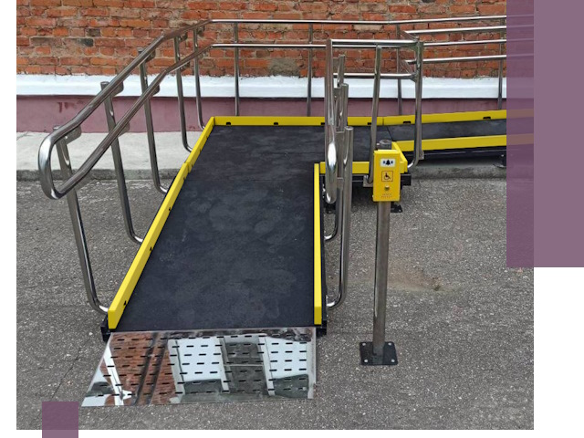 Изготовление наклонных пандусов для инвалидов в Волхове