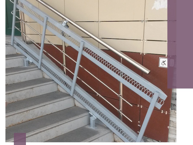 Изготовление откидных пандусов под ключ в Волхове