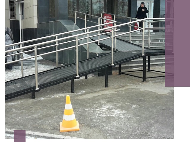 Стационарные пандусы под ключ в Волхове — изготовление и монтаж