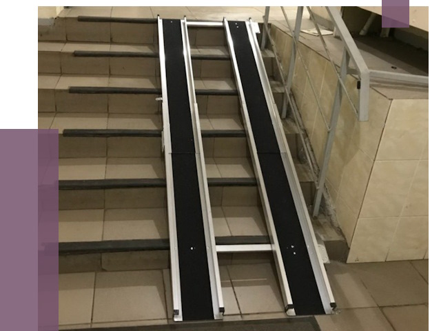 Установка пандуса в подъезд в Волхове от 8165 руб. под ключ | ПРОЛЁТ-Влх