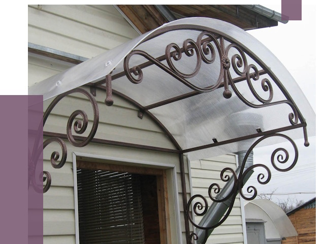 Изготовление козырьков в Волхове от 7537 руб. — заказать | ПРОЛЁТ-Влх