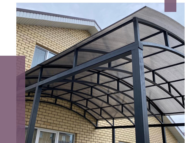 Монтаж козырьков в Волхове от 11777 руб. | ПРОЛЁТ-Влх