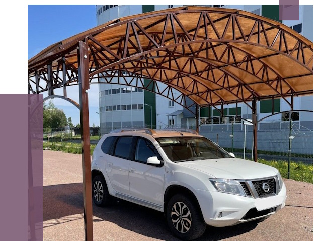 Недорогие навесы в Волхове от 43966 руб.  | ПРОЛЁТ-Влх