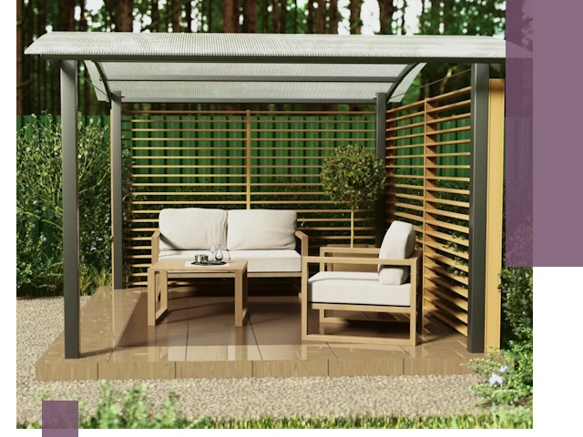 Навесы для дачи в Волхове: изготовление, монтаж и демонтаж