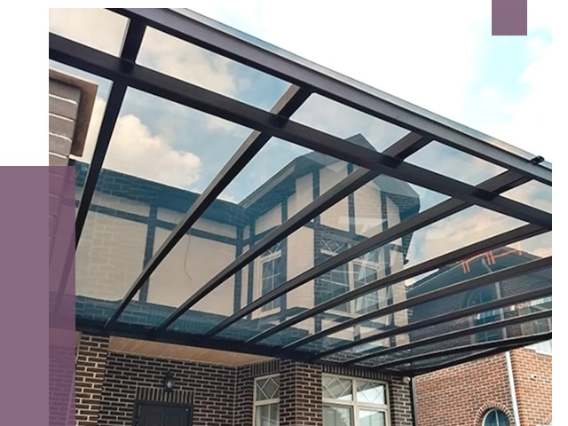 Навесы из поликарбоната в Волхове от 8814 руб. под ключ — ПРОЛЁТ-Влх