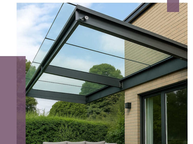 Стеклянные навесы и козырьки в Волхове от 12562 руб.