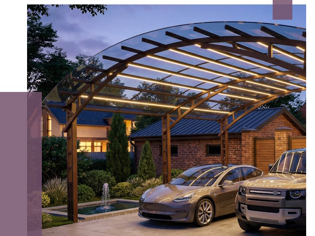 Металлические навесы в Волхове от 12980 руб. под ключ — ПРОЛЁТ-Влх