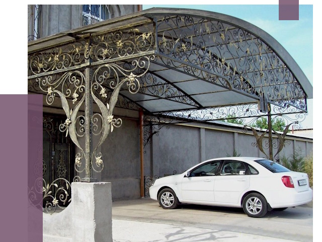 Кованые навесы в Волхове от 14917 руб. | ПРОЛЁТ-Влх