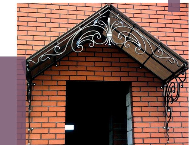 Металлические козырьки в Волхове от 10939 руб. 