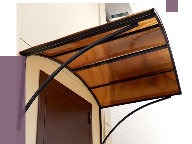 Недорогие козырьки в Волхове от 7767 руб.  | ПРОЛЁТ-Влх