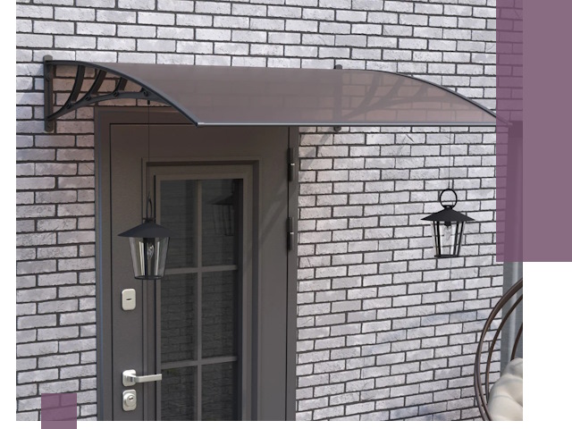 Недорогие козырьки и навесы под ключ в Волхове