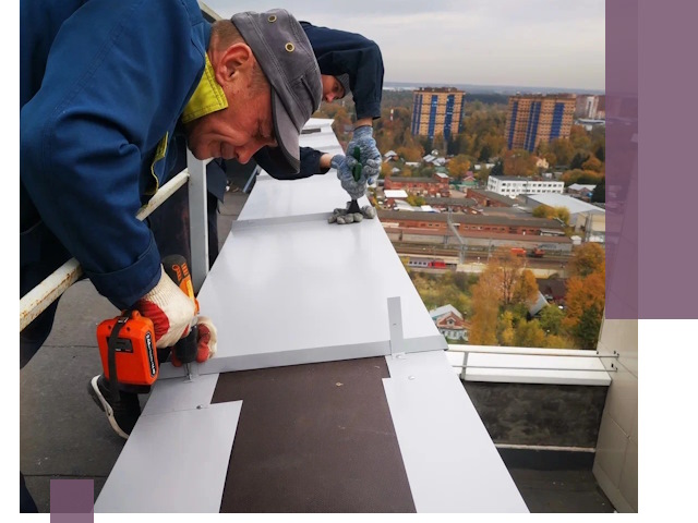 Монтаж парапетов в Волхове — установка прочных металлических ограждений