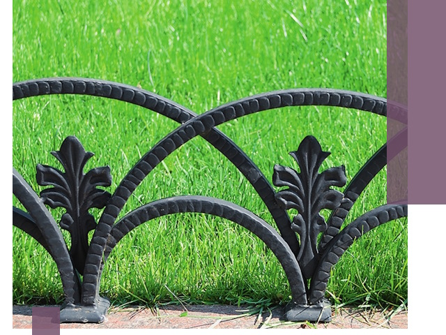 Декоративные металлические бордюры под ключ в Волхове