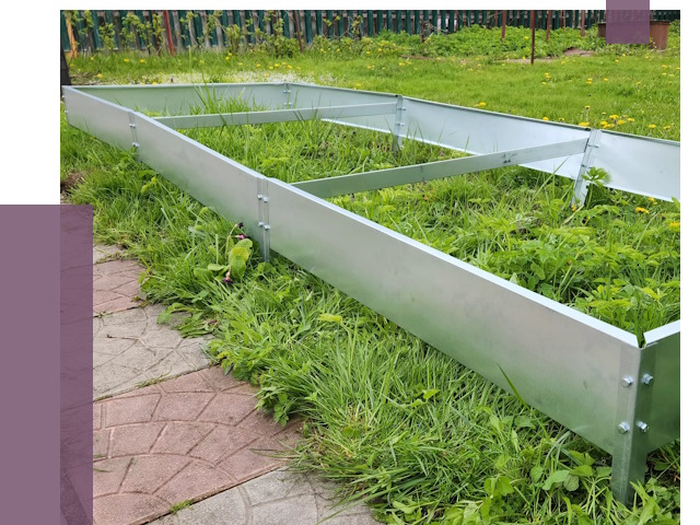 Металлические бордюры для грядок в Волхове от 1832 руб. 