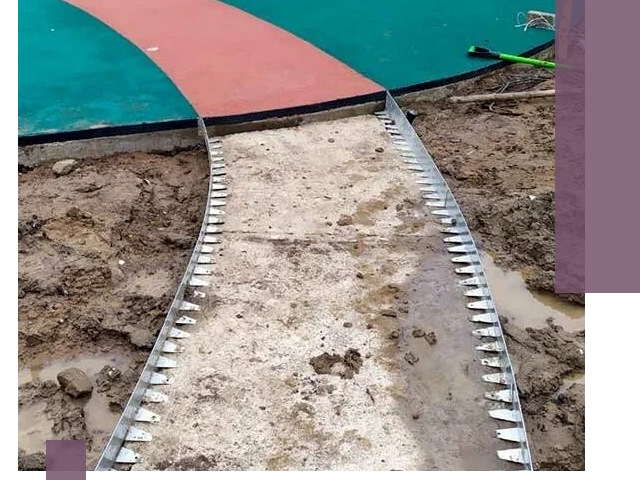 Металлические бордюры для дорожек в Волхове — монтаж и изготовление