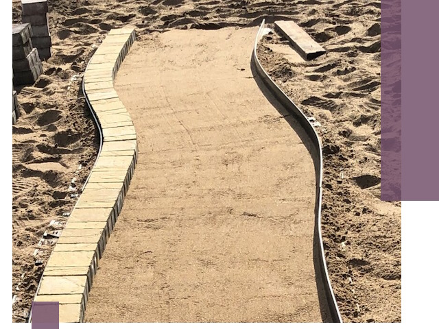 Металлические бордюры для тротуаров в Волхове — прочные и долговечные