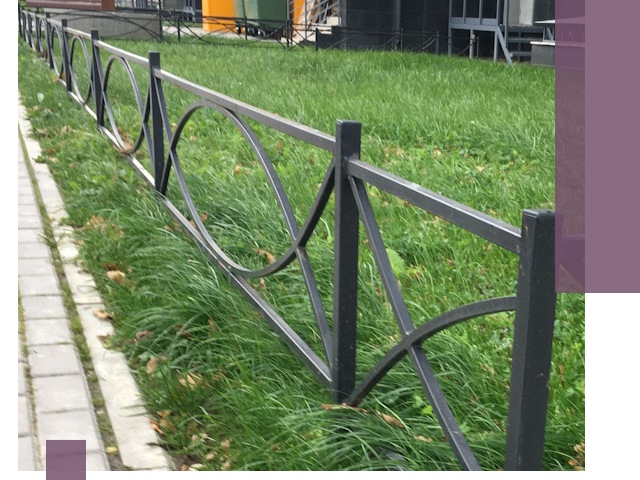 Газонные ограждения из металла в Волхове — монтаж и продажа