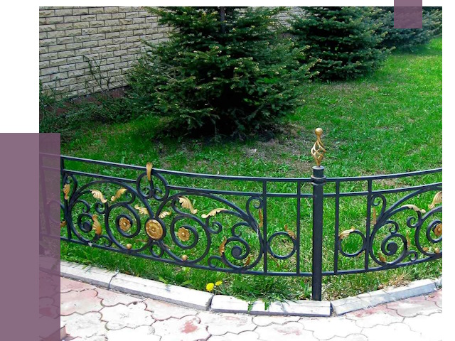 Кованые газонные ограждения в Волхове от 7799 руб. — ПРОЛЁТ-Влх