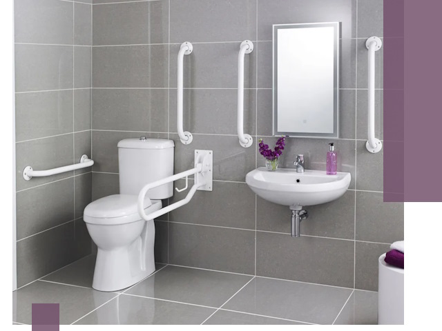 Поручни для санузлов в Волхове: установка, ремонт и монтаж